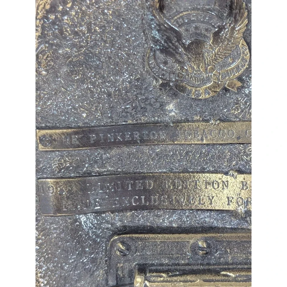 Red Man Tobacco Limited Edition Promotional Belt Buckle 1988
